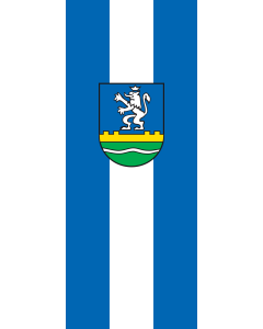 Flagge:  Lappersdorf, M  |  Hochformat Fahne | 3.5m² | 300x120cm 