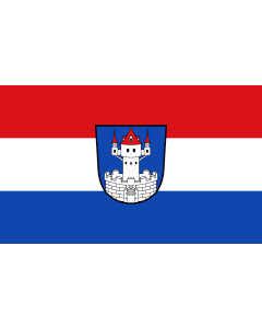 Flagge: Large Neunburg vorm Wald, St  |  Querformat Fahne | 1.35m² | 90x150cm 