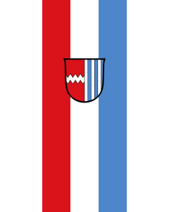 Flagge:  Niedermurach  |  Hochformat Fahne | 3.5m² | 300x120cm 