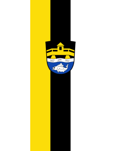 Flagge:  Schwarzenfeld, M  |  Hochformat Fahne | 3.5m² | 300x120cm 