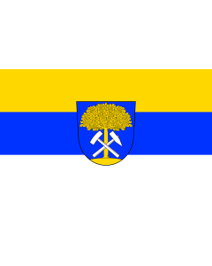 Flagge: Large Wackersdorf  |  Querformat Fahne | 1.35m² | 90x150cm 