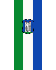 Flagge:  Fuchsmühl, M  |  Hochformat Fahne | 3.5m² | 300x120cm 