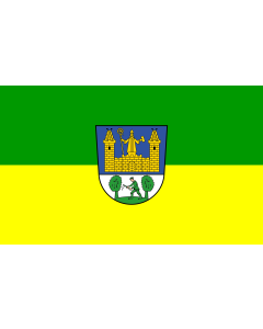 Flag: Tirschenreuth, St |  landscape flag | 1.35m² | 14.5sqft | 90x150cm | 3x5ft 