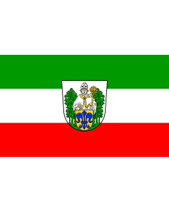 Flag: Waldsassen, St |  landscape flag | 1.35m² | 14.5sqft | 90x150cm | 3x5ft 