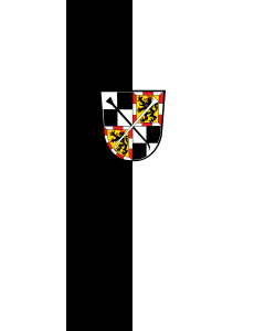 Bandiera: Bayreuth | bandiera ritratto | 3,5&nbsp;m² | 300&nbsp;×&nbsp;120&nbsp;cm 