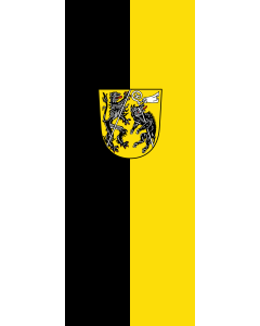 Flagge:  Bamberg (Kreis)  |  Hochformat Fahne | 3.5m² | 300x120cm 