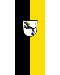 Flagge:  Burgwindheim, M  |  Hochformat Fahne | 3.5m² | 300x120cm 