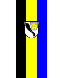 Flagge:  Bindlach  |  Hochformat Fahne | 3.5m² | 300x120cm 