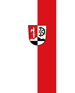 Flag: Haag |  portrait flag | 3.5m² | 38sqft | 300x120cm | 10x4ft 