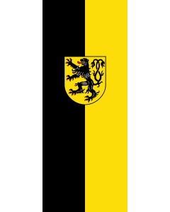 Bandiera: Neustadt b.Coburg, GKSt | bandiera ritratto | 3,5 m² | 300 × 120 cm