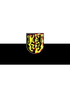Bandiera: Hof (Kreis) | bandiera paesaggio | 1,35&nbsp;m² | 90&nbsp;×&nbsp;150&nbsp;cm 
