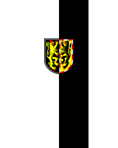 Bandiera: Hof (Kreis) | bandiera ritratto | 3,5&nbsp;m² | 300&nbsp;×&nbsp;120&nbsp;cm 