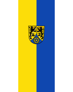 Bandiera: Kronach (Kreis) | bandiera ritratto | 3,5&nbsp;m² | 300&nbsp;×&nbsp;120&nbsp;cm 