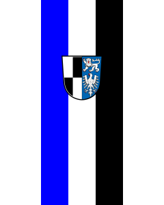 Bandiera: Kulmbach, GKSt | bandiera ritratto | 3,5&nbsp;m² | 300&nbsp;×&nbsp;120&nbsp;cm 