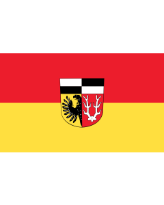 Flagge: Large Wunsiedel i.Fichtelgebirge (Kreis)  |  Querformat Fahne | 1.35m² | 90x150cm 