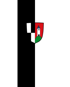 Flagge:  Hohenberg a.d.Eger, St  |  Hochformat Fahne | 3.5m² | 300x120cm 