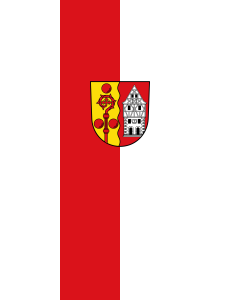Flagge:  Adelshofen  |  Hochformat Fahne | 3.5m² | 300x120cm 