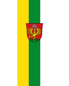 Flagge:  Arberg, M  |  Hochformat Fahne | 3.5m² | 300x120cm 