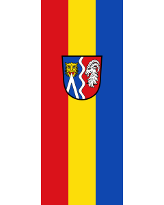 Flagge:  Gebsattel  |  Hochformat Fahne | 3.5m² | 300x120cm 