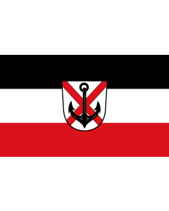 Flagge: Large Merkendorf, St  |  Querformat Fahne | 1.35m² | 90x150cm 