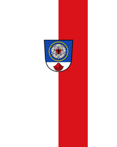 Flagge:  Neuendettelsau  |  Hochformat Fahne | 3.5m² | 300x120cm 