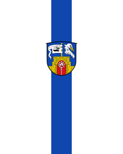 Flagge:  Ohrenbach  |  Hochformat Fahne | 3.5m² | 300x120cm 