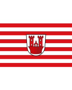 Flagge: Large Rothenburg ob der Tauber, GKSt  |  Querformat Fahne | 1.35m² | 90x150cm 