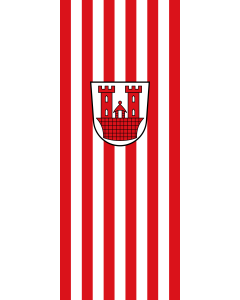 Flagge: Rothenburg ob der Tauber, GKSt | Hochformat Fahne | 3.5m² | 300x120cm