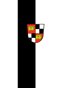 Bandiera: Wassertrüdingen, St | bandiera ritratto | 3,5 m² | 300 × 120 cm