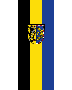 Flag: Erlangen-Höchstadt (Kreis) | portrait flag | 3.5m² | 38sqft | 300x120cm | 10x4ft
