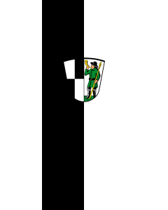 Flagge:  Baiersdorf, St  |  Hochformat Fahne | 3.5m² | 300x120cm 