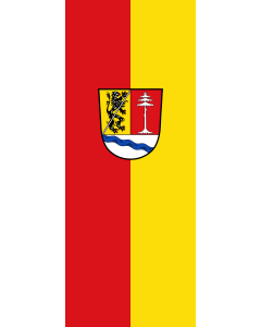 Flagge:  Großenseebach  |  Hochformat Fahne | 3.5m² | 300x120cm 