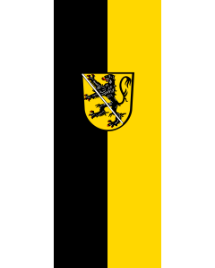 Flagge:  Herzogenaurach, St  |  Hochformat Fahne | 3.5m² | 300x120cm 