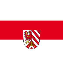 Flag: Fürth (Kreis) |  landscape flag | 1.35m² | 14.5sqft | 90x150cm | 3x5ft 