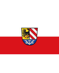 Flagge: Large Nürnberger Land (Kreis)  |  Querformat Fahne | 1.35m² | 90x150cm 