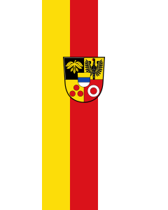 Flagge:  Henfenfeld  |  Hochformat Fahne | 3.5m² | 300x120cm 