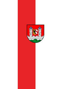 Flagge:  Lauf a.d.Pegnitz, St  |  Hochformat Fahne | 3.5m² | 300x120cm 
