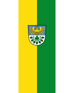 Flagge:  Leinburg  |  Hochformat Fahne | 3.5m² | 300x120cm 