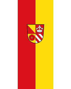 Flagge:  Neunkirchen a.Sand  |  Hochformat Fahne | 3.5m² | 300x120cm 