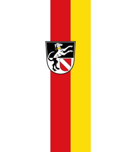 Flagge:  Rückersdorf  |  Hochformat Fahne | 3.5m² | 300x120cm 