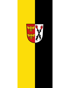Flagge:  Schwaig b.Nürnberg  |  Hochformat Fahne | 3.5m² | 300x120cm 