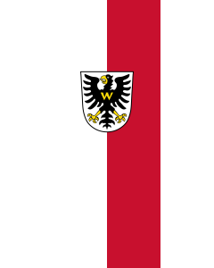 Flagge:  Bad Windsheim, St  |  Hochformat Fahne | 3.5m² | 300x120cm 