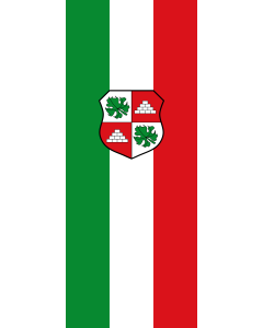 Flagge:  Ipsheim, M  |  Hochformat Fahne | 3.5m² | 300x120cm 