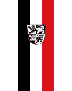 Flagge:  Simmershofen  |  Hochformat Fahne | 3.5m² | 300x120cm 