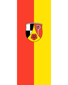 Bandiera: Roth (Kreis) | bandiera ritratto | 3,5&nbsp;m² | 300&nbsp;×&nbsp;120&nbsp;cm 
