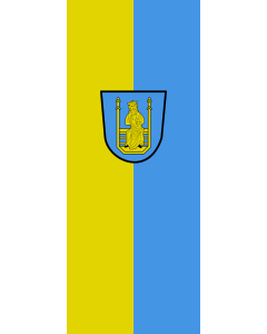 Flagge:  Greding, St  |  Hochformat Fahne | 3.5m² | 300x120cm 