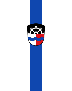 Flagge:  Rednitzhembach  |  Hochformat Fahne | 3.5m² | 300x120cm 