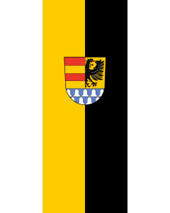 Flagge: Weißenburg-Gunzenhausen (Kreis) | Hochformat Fahne | 3.5m² | 300x120cm