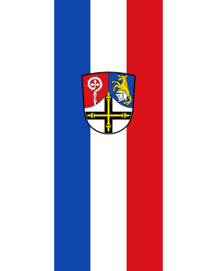 Flagge:  Höttingen  |  Hochformat Fahne | 3.5m² | 300x120cm 