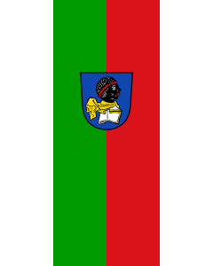 Flagge:  Pappenheim, St  |  Hochformat Fahne | 3.5m² | 300x120cm 